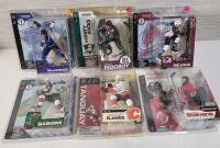 Six (6) 2003-06 McFarlane's NHL Hockey Action Figures . Sealed