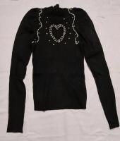 New sz Medium Women's Long Sleeve Top with Bling