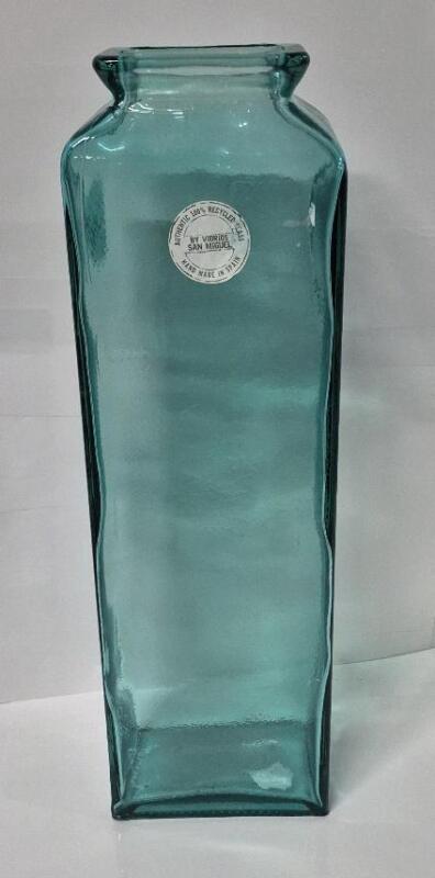 Large Glass Vase Home Decor 17.5" Tall