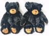 2 New ARTISTIC TOY 9" Peter the Black Bear Plush Toys - Super Soft!