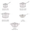As New - Lagostina Avanti 9pc. Stainless Steel Cookware Set . Retail $340 . Box has some tears and bends , does not effect product in box . May be returned within 48 hours of pickup if found damaged or not as described. - 2