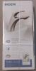 As New Moen Zarina single-handle high arc bathroom faucet, model number L84533SRN, Retail's for $144.99