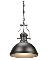 As New in Box Canvas Jaxton industrial ceiling pendant, Black, Retail's for $159.99