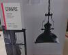 As New in Box Canvas Jaxton industrial ceiling pendant, Black, Retail's for $159.99 - 3