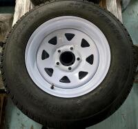 New Hi-Run Sutong Trailer Tire Assembly, ST205/75D14-C5. Retails $220