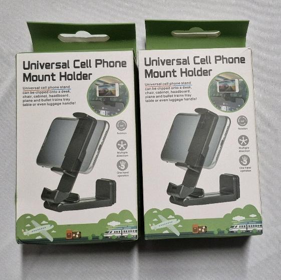 2 New Universal Cell Phone Mount Holders