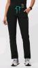 New Sz M Women's FIGS High Waisted Yola Freex Lined Scrub Pants Retails for $68 Black