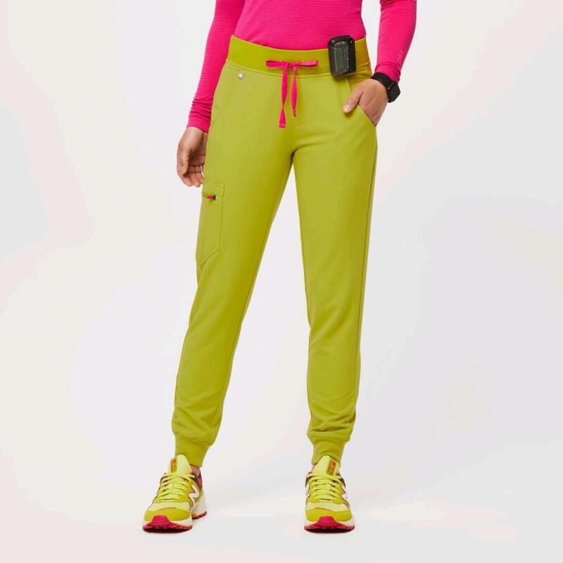 New Sz XL Women's FIGS High Waisted Zamora Petite W/ Yoga Scrub Pants Retails for $68