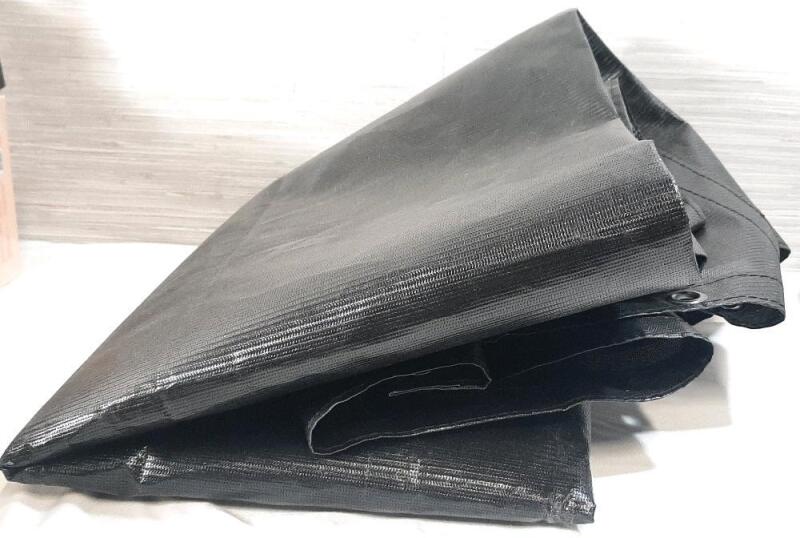 As New Outdoor Black Tarp
