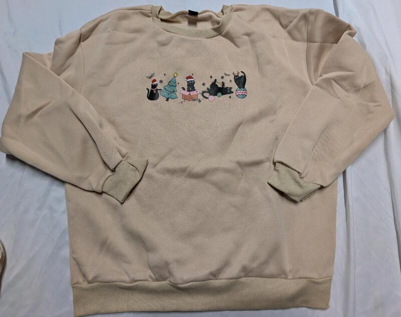 New Size Large Women's Cat Sweater