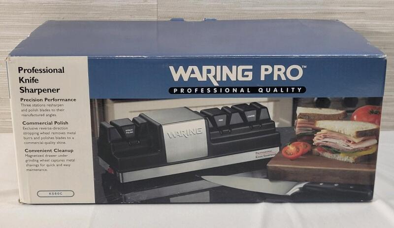 As New - Waring Pro Professional Knife Sharpener , Model # KS80C