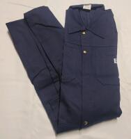 New - Honeywell North Protective Wear Men's Size 48T (XL) Navy Blue Button-Up Coveralls .