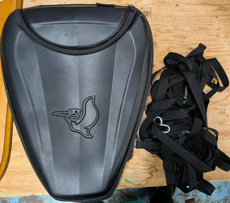 Pelican Dolphin Exopod 17 Kayak Storage Compartment with Straps. 22" Long.