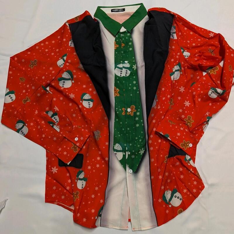 New Size XL Men's Button Up Collared Shirt.