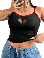 New Women's 2xl Crop Top with Chest Window.
