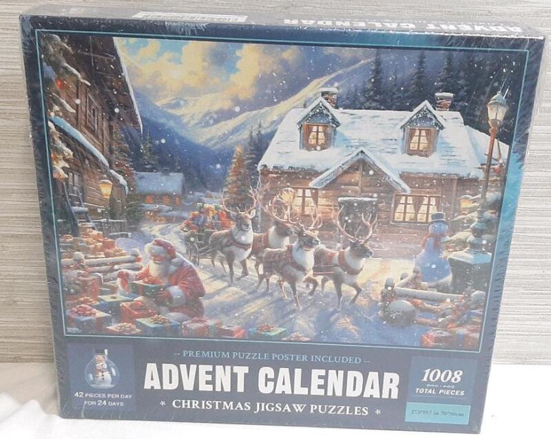 New 1008pc Advent Calendar Jigsaw Puzzle