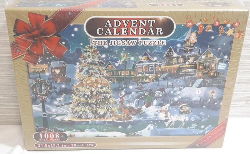 New 1008pc Advent Calendar Jigsaw Puzzle