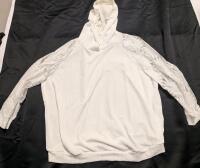 New Size 4XL Women's Mesh Sleeved Hoodie.