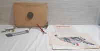 Vintage Swing-o-Graph Set | Includes Original Info Sheet, Papers & Markers