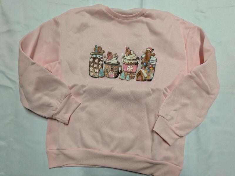 New Medium Womans Gingerbread Sweater