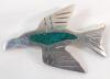 Two (2) Mexico Sterling Silver Brooches . See photos for size - 2