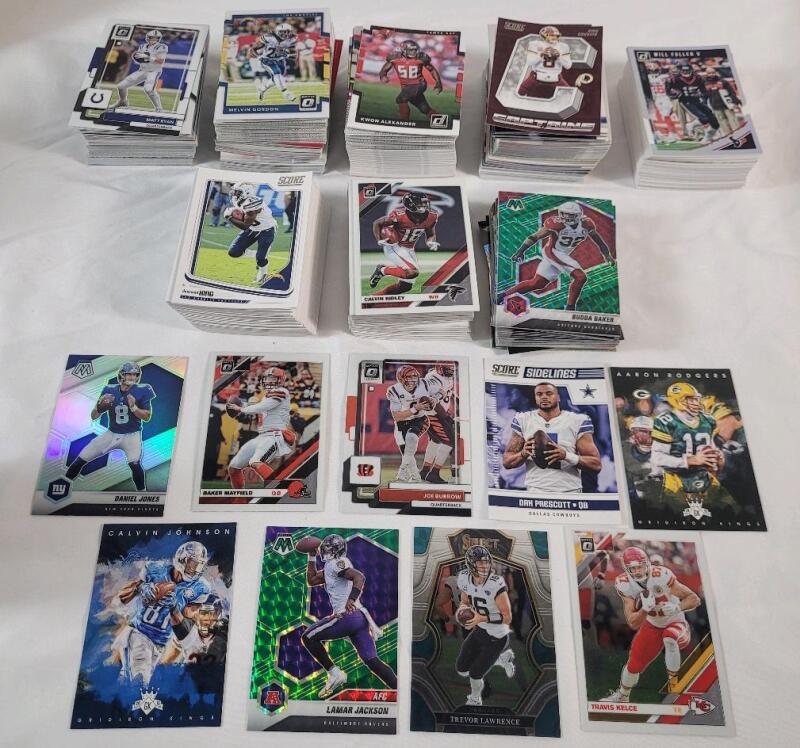 2016 - 2024 NFL Football Trading Card Singles , 450++ Trading Cards .