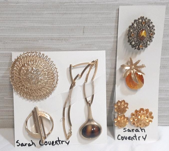 8pcs of New Sarah Coventry Earrings & Bracelets