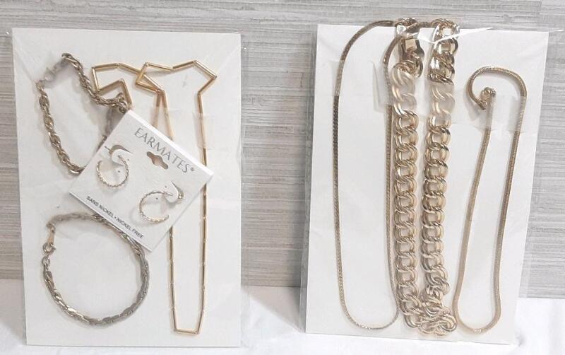 7pcs of New Bracelets & Earrings