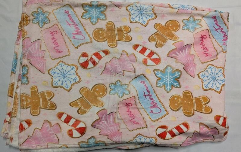 Super Soft Holiday Blanket. 56" by 40".