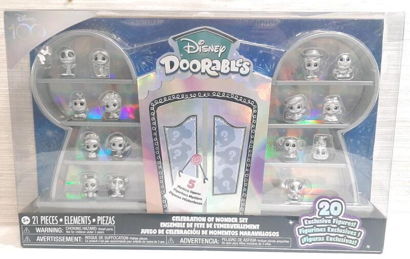 New in Box Disney Doorables Celebration of Wonder Figure Set