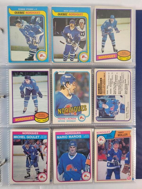 1979 - 2024 Quebec Nordiques / Colorado Avalanche NHL Hockey Trading Card Singles , 203 Trading Cards