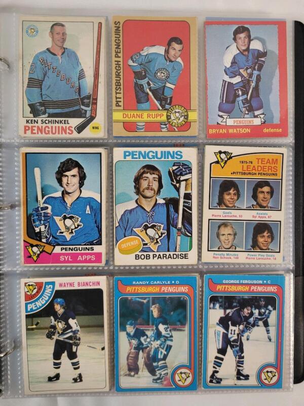1969 - 2024 Pittsburgh Penguins NHL Hockey Trading Card Singles , 205 Trading Cards