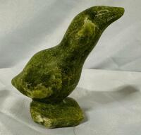 Vintage Soapstone Bird Sculpture, 4.75&rdquo; Tall