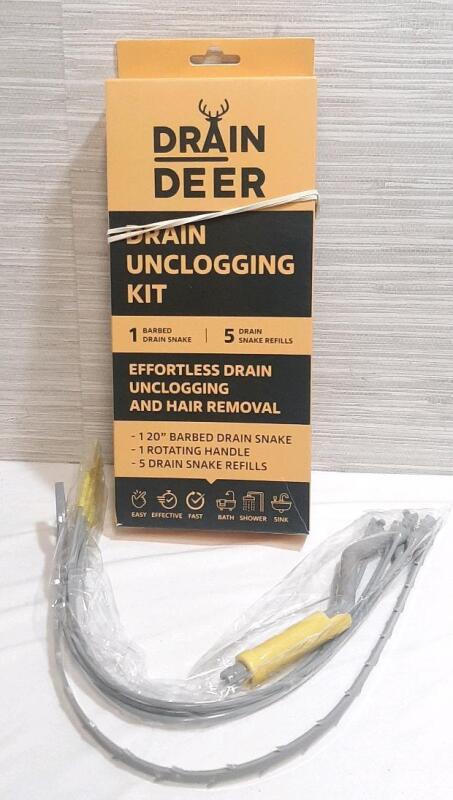 New Drain Deer Drain Unclogging Kit