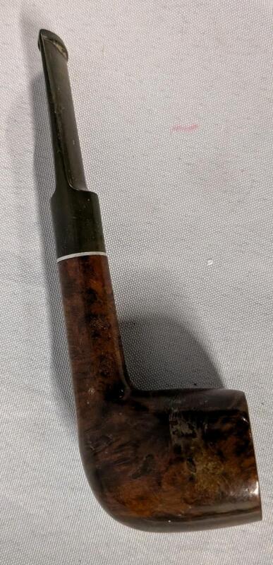 Vintage Smoking Pipe. Ashes present in the Bowl. 5" Long.