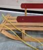 Streamridge Wooden Double Seater Sled 54" L x 14.5" W x 10.5" H - 2