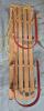 Streamridge Wooden Double Seater Sled 54" L x 14.5" W x 10.5" H - 4