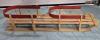 Streamridge Wooden Double Seater Sled 54" L x 14.5" W x 10.5" H - 5