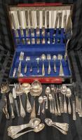 Large Vintage Silverplate Flatware Lot - Roger Bros, Oneida +
