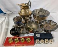 Silver Plate, Brass & More! Pitcher Measures 9" Tall