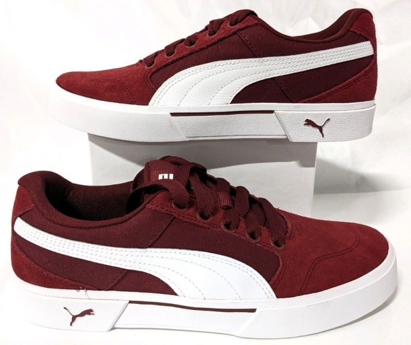 PUMA Adults C-Rey SD Sneakers: Intense Red, White (Size 8)