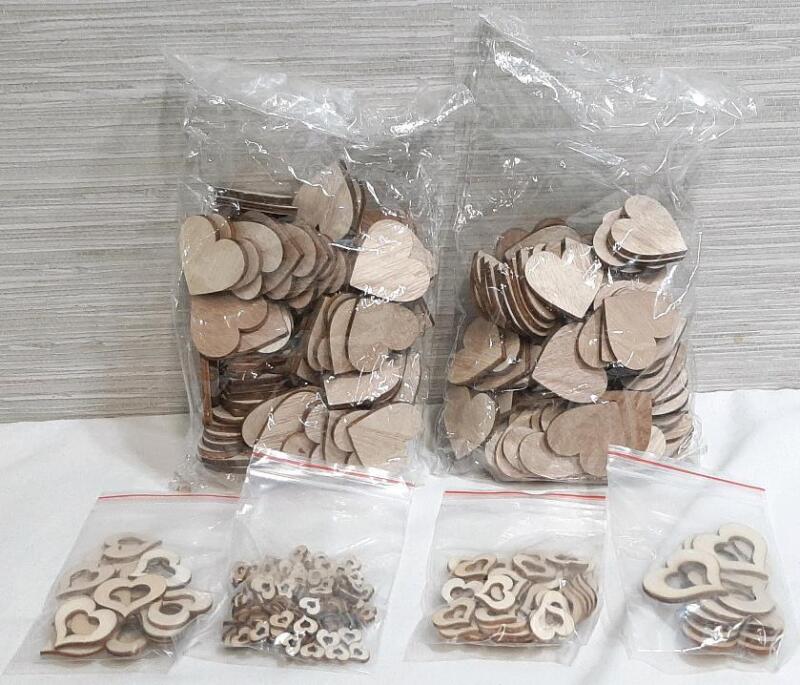Lot of New Wood Shapes in Various Sizes
