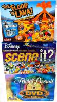 Vintage 2003 TRIVIAL PURSUIT DVD Pip Culture, 2004 Disney SCENE-IT?, 2022 The Floor Is Lava : Family Edition (Contents Not Checked, Sold As-Is)