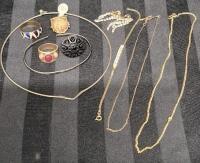 Vintage & Modern Jewelry- Necklaces, Rings, Earrings & A Bracelet