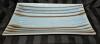 Lovely Home Decor Centerpiece - Ceramic Tray, Candles & Glass Beads - 2