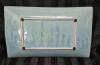 Lovely Home Decor Centerpiece - Ceramic Tray, Candles & Glass Beads - 3