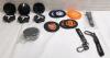 Lot of Hubcaps, Car Key Holders