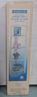 Bew Sealed CORTONA Natural Wood Corner Shelf With Folding Sides, 12" D &times; 42" Tall