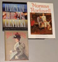 3 Vintage to Modern Hardcover Photo & Heritage Books: Dawn of the 21st Century, Norman Rockwell (Oversized), The Nineties