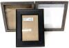 6 Assorted New, As-New & Not Picture Frames Incl: See-Through Picture Frames, Unfinished Wood Frames + Extra Matting/Backing (11" &times; 14", For 7.5" &times; 9.5" Pictures) - Frames Up To 11" &times; 17" - 4